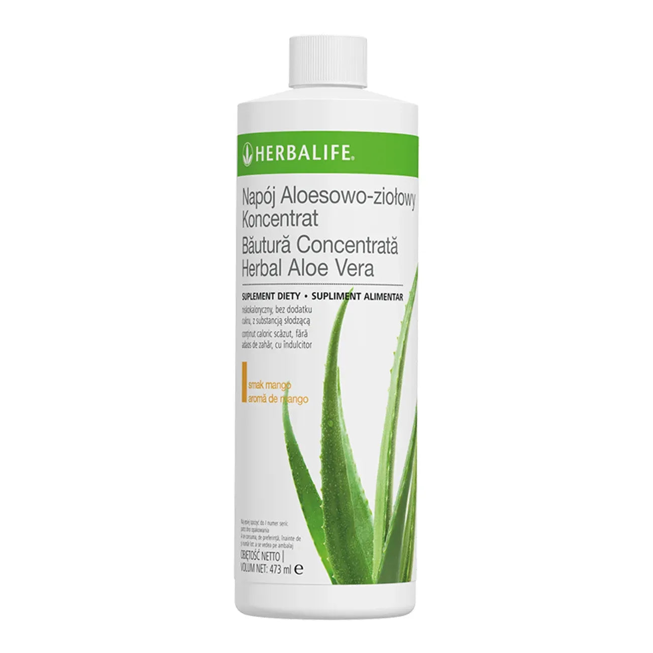 Băutură Concentrată Herbal Aloe Vera Herbalife cu aromă de Mango 473ml - Herbalclub.ro