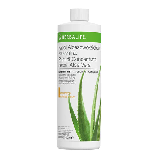 Băutură Concentrată Herbal Aloe Vera Herbalife cu aromă de Mango 473ml - Herbalclub.ro