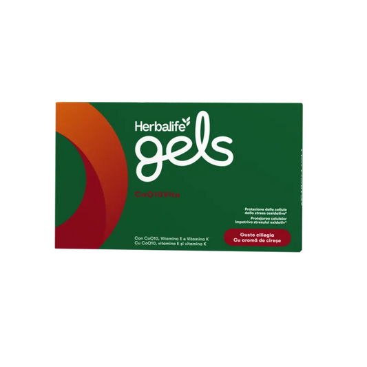CoQ10Vita™ Herbalife 30 comprimate gel masticabile - Supliment cu Coenzima Q10, Vitamina E și K Herbalclub.ro