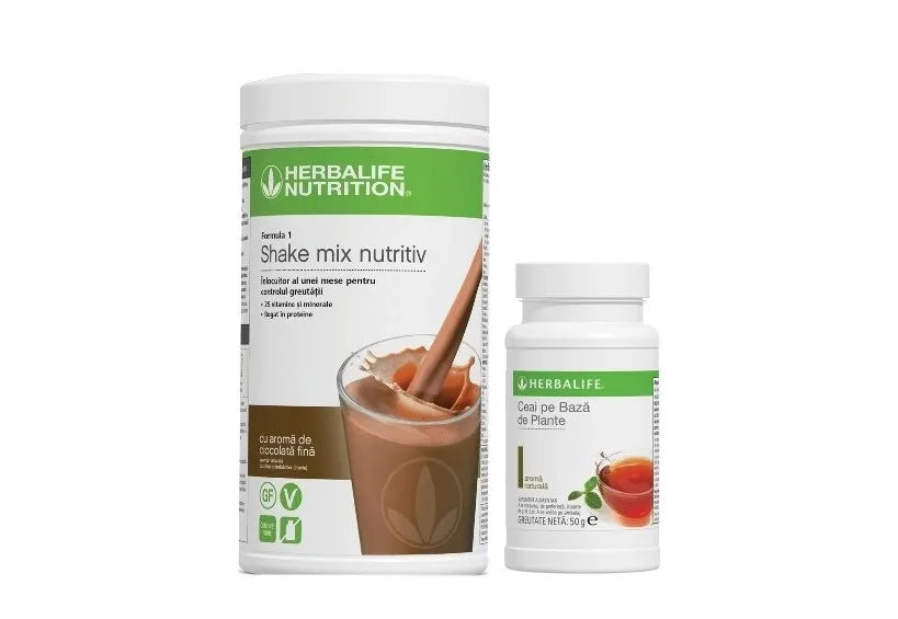 Pachet Esențial Herbalife Shake Formula 1 și Ceai - Nutriție și Energie Herbalclub.ro