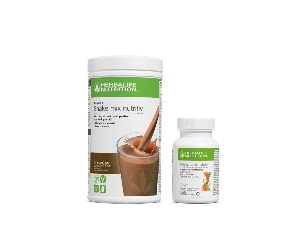 Pachet Smart Herbalife Shake Formula 1 și Phyto Complete - Nutriție și Metabolism Herbalclub.ro