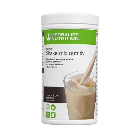 Shake Herbalife Formula 1 Fursecuri crocante 550g - Nutriție echilibrată Herbalclub.ro